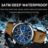 New Top Luxury Mens Watch Quartz Clock Waterproof Classic Automatic Chronograph Military Wrist Watches for Men