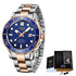 Black Multifunctional Sport Men Watches Luxury Quartz Watches Fashion Chronograph Stylish Elegant Comfortable Watch For Men