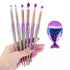 Makeup Brushes Kit Natural Tool Pencil Cosmetics Foundation Artist Mermaid Highlighter Face Set Of Bronzer Eyeshadow