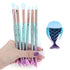 Makeup Brushes Kit Natural Tool Pencil Cosmetics Foundation Artist Mermaid Highlighter Face Set Of Bronzer Eyeshadow