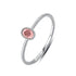 Modern Shiny Sterling Silver Dazzling Black Pink Rings For Women And Girls - Wonderful For Women/Girls/Teen agers