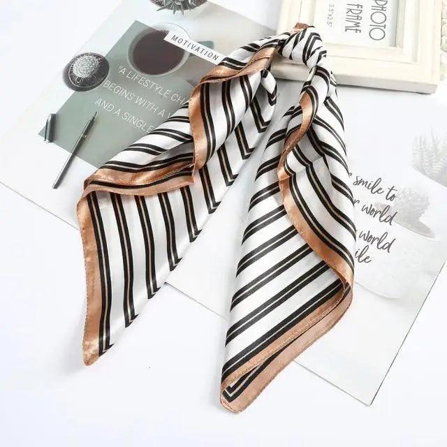 Multi - Functional Square Silk Scarf 60*60cm Headband Hairbands Hair Hoop Accessories For Women,Girl,Lady Head Neck