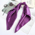 Multi - Functional Square Silk Scarf 60*60cm Headband Hairbands Hair Hoop Accessories For Women,Girl,Lady Head Neck