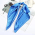 Multi - Functional Square Silk Scarf 60*60cm Headband Hairbands Hair Hoop Accessories For Women,Girl,Lady Head Neck