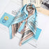Multi - Functional Square Silk Scarf 60*60cm Headband Hairbands Hair Hoop Accessories For Women,Girl,Lady Head Neck