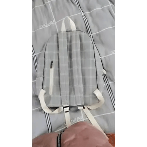 New Casual School Bag For Women And Girls Stylish Backpack Striped Book Packbags for Teenage - ALLURELATION - 575, Anti-theft Shoulder Bag, Backpacks, Bags, Bags for Girls, Bags for Ladies, Bags For Teenagers, Bags For Women, Bags in Demand, Best Selling Bags, Birthday Gift, Book Bag, Designer Female Bags, Elegant School Bags, Fashionable Backpacks, Gift Bags, Hot sale Bags, Laptop Bag, Luxury Bags, Matching Bags, Modern Bags, Picnic Bags, School Bags, Shopping Backpacks - Stevvex.com