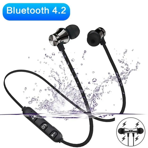 New Design Magnetic Wireless Bluetooth Earphone Music Neckband Sports Earphones For Running & Workout - STIL8756IKUYU