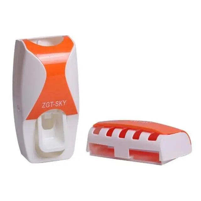 New Durable Automatic Toothpaste Dispenser Wall Mount Dust-proof Toothbrush Holder Wall Mount Storage Rack Bathroom Accessories Set Squeezer - ALLURELATION - Automatic Toothpaste Dispenser, bathroom accessories, Bathroom Accessories Set Squeezer, Best selling toothpaste holder, Dust-proof Toothbrush Holder, hot sale wall mount storage, Luxury dust proof holder, Toothbrush Holder, Toothpaste Dispenser, top quality bathroom accessories, Wall Mount dispenser, Wall Mount Storage rack - Stevvex.com