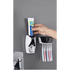 New Durable Automatic Toothpaste Dispenser Wall Mount Dust-proof Toothbrush Holder Wall Mount Storage Rack Bathroom Accessories Set Squeezer - ALLURELATION - Automatic Toothpaste Dispenser, bathroom accessories, Bathroom Accessories Set Squeezer, Best selling toothpaste holder, Dust-proof Toothbrush Holder, hot sale wall mount storage, Luxury dust proof holder, Toothbrush Holder, Toothpaste Dispenser, top quality bathroom accessories, Wall Mount dispenser, Wall Mount Storage rack - Stevvex.com