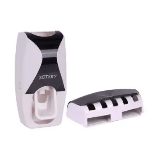 New Durable Automatic Toothpaste Dispenser Wall Mount Dust-proof Toothbrush Holder Wall Mount Storage Rack Bathroom Accessories Set Squeezer - ALLURELATION - Automatic Toothpaste Dispenser, bathroom accessories, Bathroom Accessories Set Squeezer, Best selling toothpaste holder, Dust-proof Toothbrush Holder, hot sale wall mount storage, Luxury dust proof holder, Toothbrush Holder, Toothpaste Dispenser, top quality bathroom accessories, Wall Mount dispenser, Wall Mount Storage rack - Stevvex.com