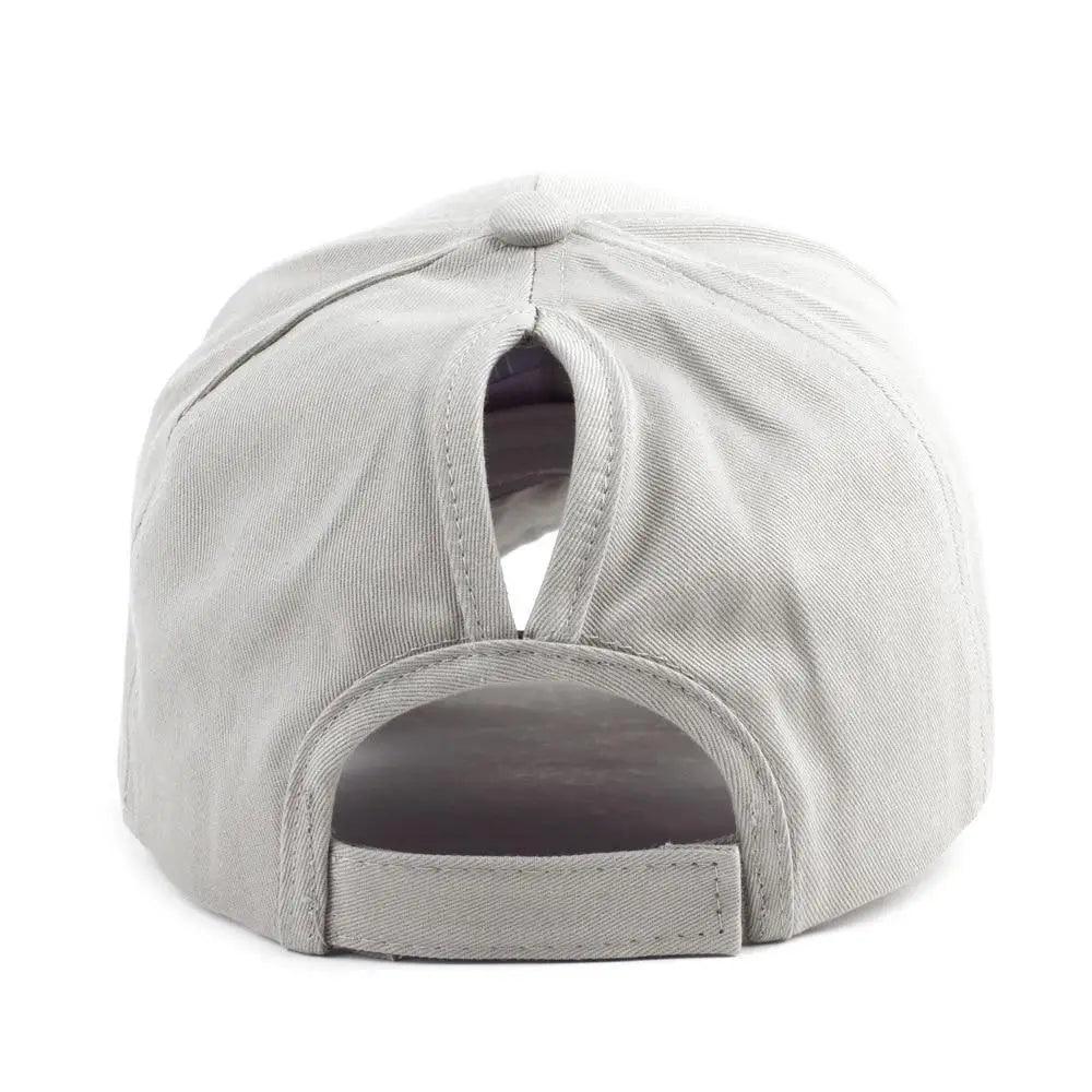 New Elegant Glitter Ponytail Baseball Caps Sequins Shining High Quality Fashionable Cap For Womens Messy Bun Adjustable