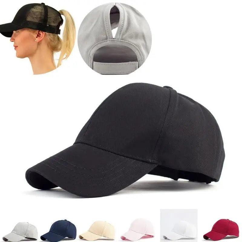 New Elegant Glitter Ponytail Baseball Caps Sequins Shining High Quality Fashionable Cap For Womens Messy Bun Adjustable