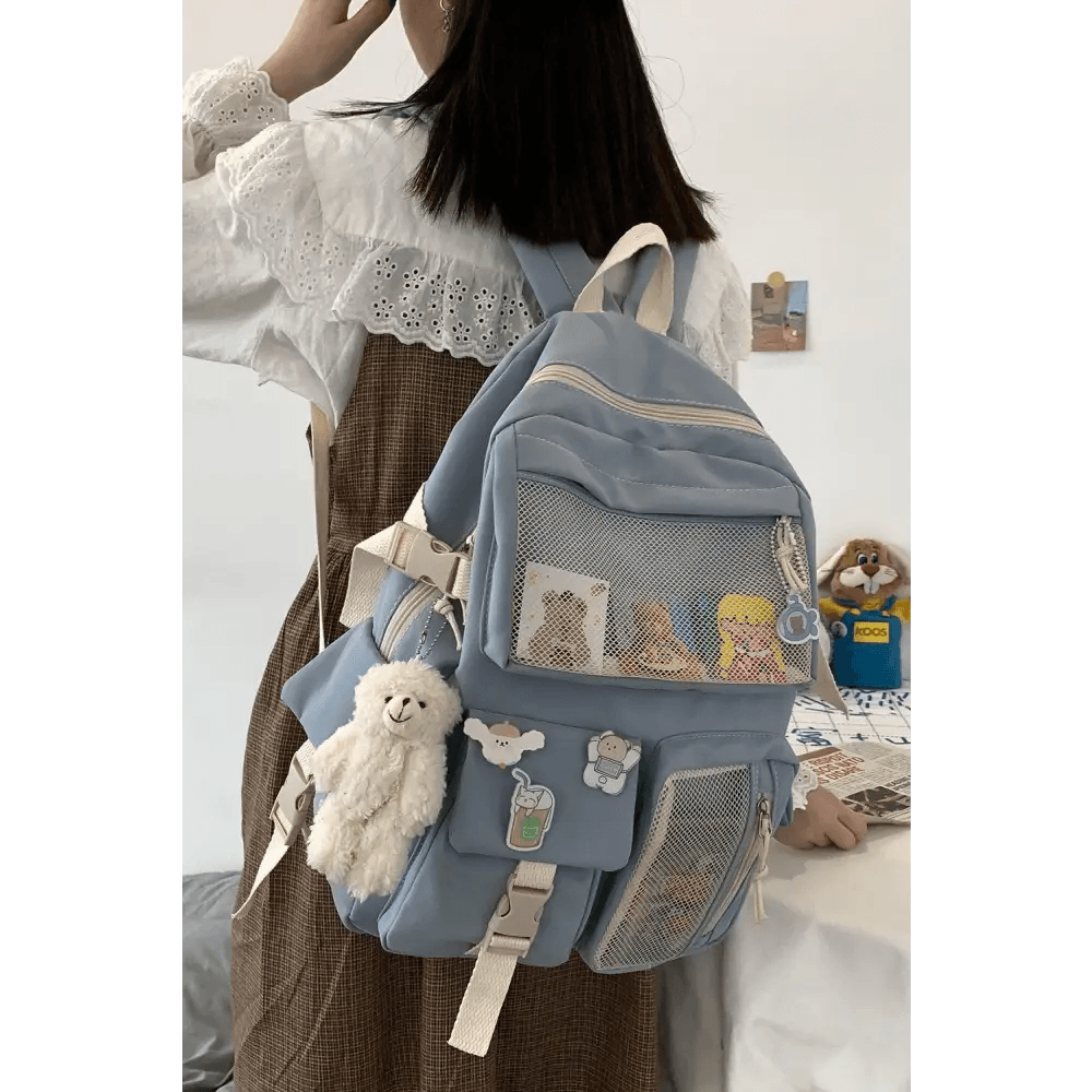 New Elegant Waterproof Backpack For Ladies And Women Cute Student Bookbag/Trevel Bag for Teenager Girls - ALU92986HIJ