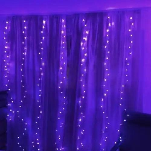 New Fabulous Curtain for Room New Year’s Wedding Christmas Lights Decorations Curtains For Home Festoon Led Light