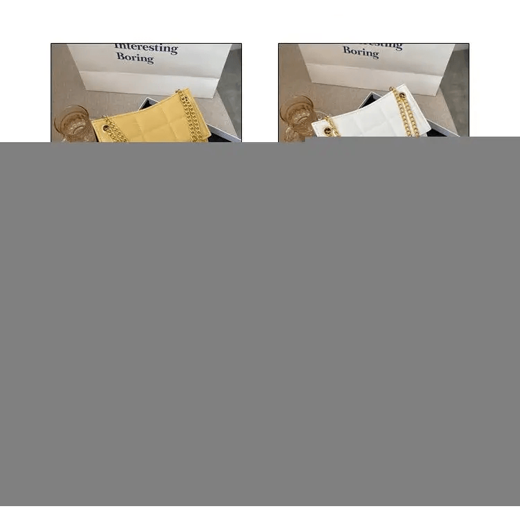 New Fancy Chain Strap Shoulder Bags for Women Summer Fashion Crossbody Bags PU Leather Lady Purses and Handbags