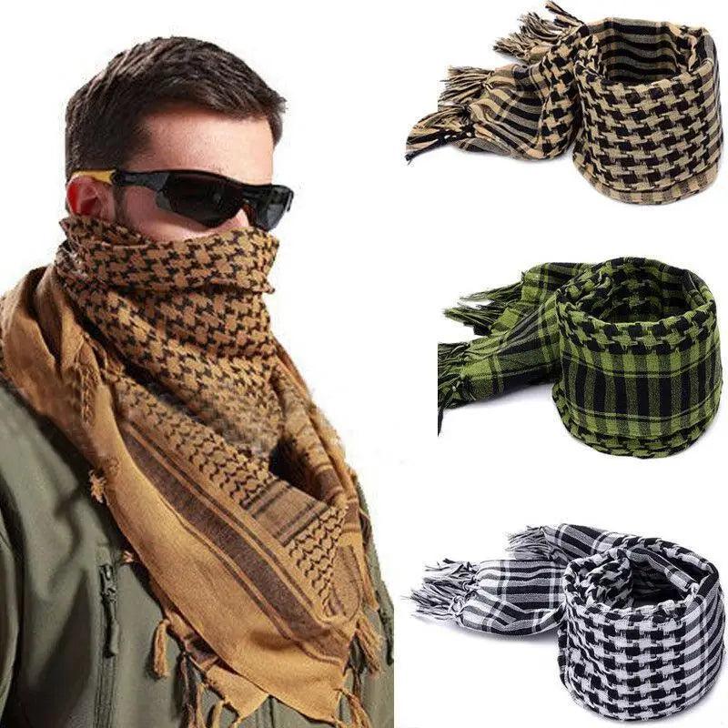 New Fashionable Men's Lightweight Square Outdoor Shawl Military Arab Tactical Desert Army Scarf - ALLURELATION - Best Quality shawl for Men, Best selling shawl, Desert Army Scarf, elegance scarf, Gift for men, hot sale scarf, Men's Lightweight Shawl, Military Arab shawl, Outdoor Shawl, shawl for boys, Stylish Shawl for men, Tactical Desert Army Shemagh, unique design shawl, versatile men's shawl - Stevvex.com