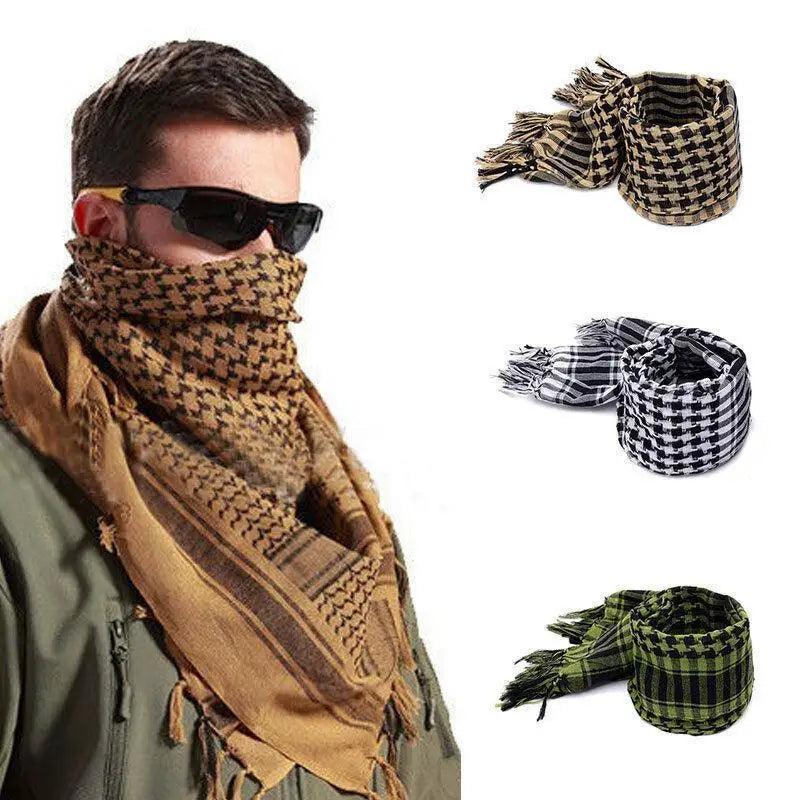 New Fashionable Men's Lightweight Square Outdoor Shawl Military Arab Tactical Desert Army Scarf - ALLURELATION - Best Quality shawl for Men, Best selling shawl, Desert Army Scarf, elegance scarf, Gift for men, hot sale scarf, Men's Lightweight Shawl, Military Arab shawl, Outdoor Shawl, shawl for boys, Stylish Shawl for men, Tactical Desert Army Shemagh, unique design shawl, versatile men's shawl - Stevvex.com