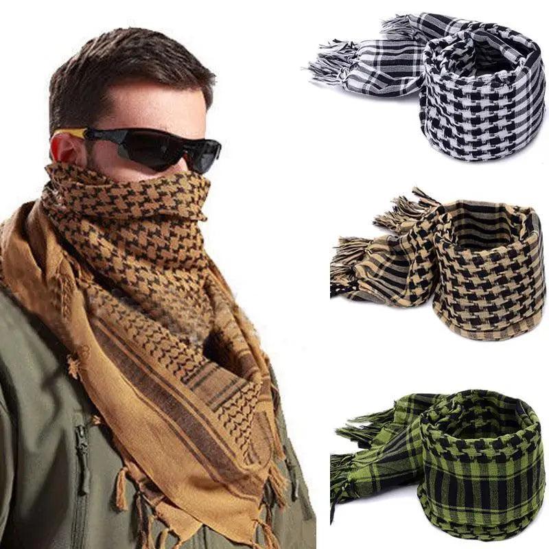 New Fashionable Men's Lightweight Square Outdoor Shawl Military Arab Tactical Desert Army Scarf - ALLURELATION - Best Quality shawl for Men, Best selling shawl, Desert Army Scarf, elegance scarf, Gift for men, hot sale scarf, Men's Lightweight Shawl, Military Arab shawl, Outdoor Shawl, shawl for boys, Stylish Shawl for men, Tactical Desert Army Shemagh, unique design shawl, versatile men's shawl - Stevvex.com