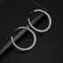 New Latest Round Dangle Drop Women’s Earrings Stylish Round Heart Gold Female Earring - Trendy Wedding Jewelry - 18