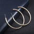 New Latest Round Dangle Drop Women’s Earrings Stylish Round Heart Gold Female Earring - Trendy Wedding Jewelry
