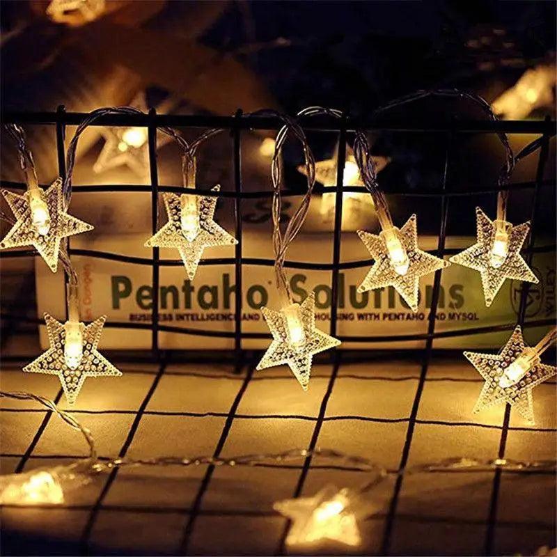 New Lightning 2M 5M 10M Cherry Balls LED Fairy String Lights Battery USB 220V 110V Operated Wedding Christmas Outdoor