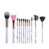 New Luxurious 12/8/5pcs Eye Lip Makeup Brushes Set Eyebrow Comb Eyelash Sponge Eyeshadow Silicone Face Mask Edge