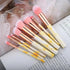 New Luxurious 12/8/5pcs Eye Lip Makeup Brushes Set Eyebrow Comb Eyelash Sponge Eyeshadow Silicone Face Mask Edge