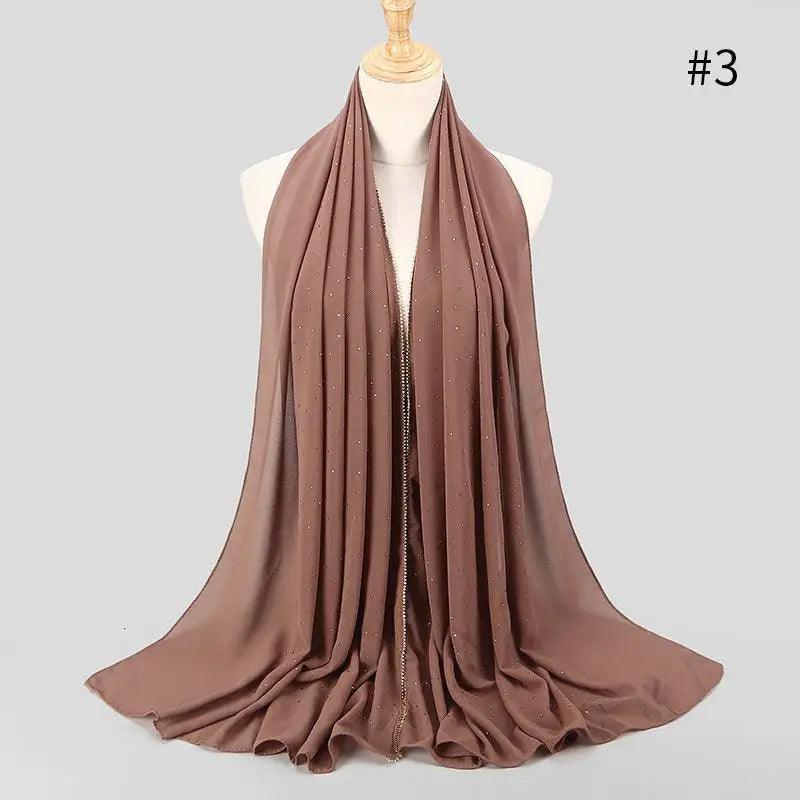 New Luxurious Gold Chiffon Head Scarf Solid Soft Long Muslim Scarves For Women Hijab Musulman Female Shawl and Wrap - ALLURELATION - Best quality haedscarf, Chiffon Head Scarf, gift for girls, Gold Chiffon Head Scarf, Head Scarf, Headcover, hijab, Hijab for girls, matching head scarf, matching shawl, Multi-use scarf, Muslim Scarves For Women, party scarf, Shawl and Wrap for females, solid Soft headscarf, Solid Soft Long scarf, stylish headcover, Vintage Style scraf - Stevvex.com