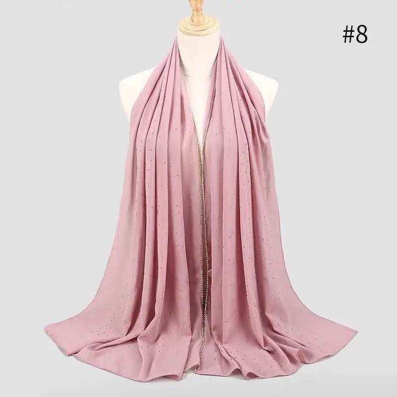 New Luxurious Gold Chiffon Head Scarf Solid Soft Long Muslim Scarves For Women Hijab Musulman Female Shawl and Wrap - ALLURELATION - Best quality haedscarf, Chiffon Head Scarf, gift for girls, Gold Chiffon Head Scarf, Head Scarf, Headcover, hijab, Hijab for girls, matching head scarf, matching shawl, Multi-use scarf, Muslim Scarves For Women, party scarf, Shawl and Wrap for females, solid Soft headscarf, Solid Soft Long scarf, stylish headcover, Vintage Style scraf - Stevvex.com