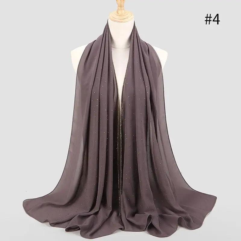 New Luxurious Gold Chiffon Head Scarf Solid Soft Long Muslim Scarves For Women Hijab Musulman Female Shawl and Wrap - ALLURELATION - Best quality haedscarf, Chiffon Head Scarf, gift for girls, Gold Chiffon Head Scarf, Head Scarf, Headcover, hijab, Hijab for girls, matching head scarf, matching shawl, Multi-use scarf, Muslim Scarves For Women, party scarf, Shawl and Wrap for females, solid Soft headscarf, Solid Soft Long scarf, stylish headcover, Vintage Style scraf - Stevvex.com