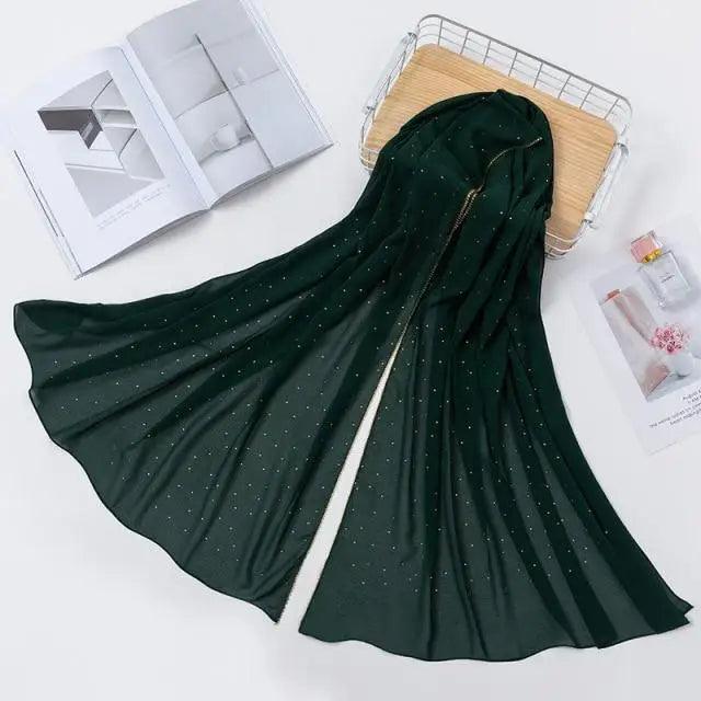 New Luxurious Gold Chiffon Head Scarf Solid Soft Long Muslim Scarves For Women Hijab Musulman Female Shawl and Wrap - ALLURELATION - Best quality haedscarf, Chiffon Head Scarf, gift for girls, Gold Chiffon Head Scarf, Head Scarf, Headcover, hijab, Hijab for girls, matching head scarf, matching shawl, Multi-use scarf, Muslim Scarves For Women, party scarf, Shawl and Wrap for females, solid Soft headscarf, Solid Soft Long scarf, stylish headcover, Vintage Style scraf - Stevvex.com