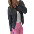New Luxurious Women’s Fashionable Solid Color Pocket Zipper Casual Jacket Coat In 3 Colors Puls Size S - 4XL