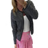 New Luxurious Women’s Fashionable Solid Color Pocket Zipper Casual Jacket Coat In 3 Colors Puls Size S - 4XL