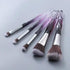New Luxury Cosmic Color New Luxury Crystal Makeup Brushes Powder Foundation Eyeshadow Eyebrow Cosmetics for Face Fan