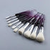 New Luxury Cosmic Color New Luxury Crystal Makeup Brushes Powder Foundation Eyeshadow Eyebrow Cosmetics for Face Fan