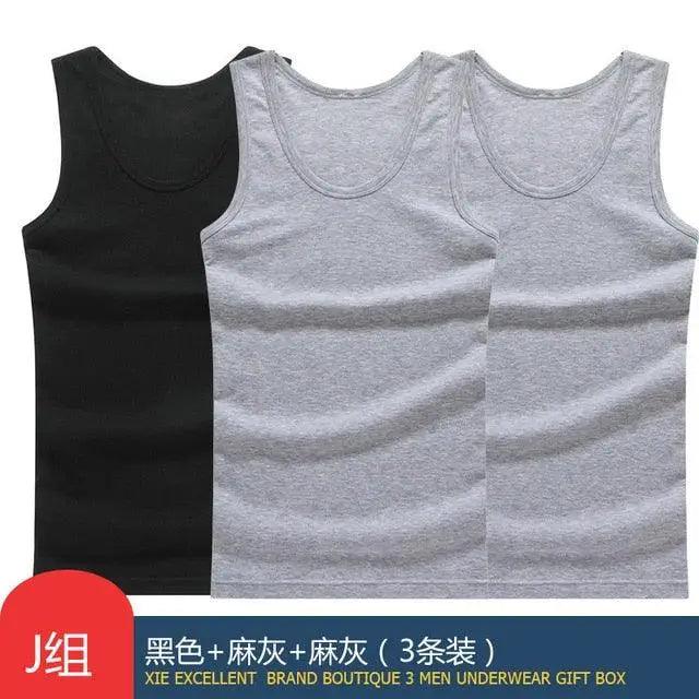 Hot New Sale 3pcs 100% Soft Cotton Mens Modern Sleeveless Tank Top Solid Muscle Vest Athletic Undershirts O-neck Gym Clothing Tees Tops - Treko - 100% cotton, 3pc shirt, athletic shirt, athletic undershirt, gym clothing, gym shirt, hot sale for man, man clothing, man shirt, man tees tops, men shirt, men tees tops, modern shirt, modern shirts, muscle vest, o neck shirt, shirt for man, shirt for men, sleeveless shirt, soft cotton for man, solid shirt, tank top shirt, tees tops- Stevvex.com