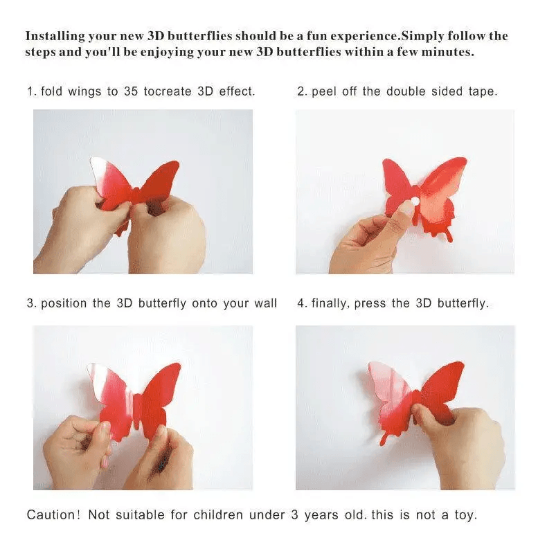 New Shinny 12pcs/set Hollow 3D Butterfly Wall Sticker for Wedding Decoration living room window Home Decor Gold silver