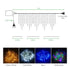 New Sizzling 4m droop 0.4 - 0.6m 96 LED Curtain String Lights For Outdoor Christmas Twinkle Fairy Garland EU/US Plug