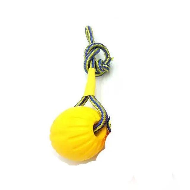 New Trendy Indestructible Teeth Rubber Bite Funny Puppy Training Ball Chew Toys Play Go Get Solid With Carrier Rope Dog Pet - ALLURELATION - 581, Ball Chew Toys, Best selling pet toy, colorful pet toy, gift for pets, Go Get Solid With Carrier Rope pet toys, grinding of pet teeth, high quality pet toy, Pet Accessories, pet dog toy, Pet tooth cleaning ball, Pet Toy, pet's focus toy, Rubber Bite for dogs, solid toy for dogs, Top quality pet toy, toy balls, Toys Play Go, Training Ball Chew - Stevvex.com