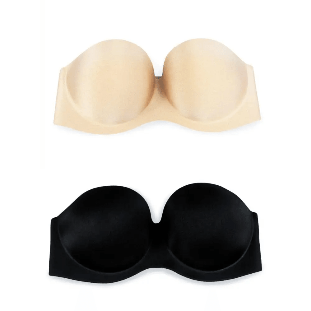 New Trendy Invisible Bras Bralette Underwear Women’s Push Up Strapless Bra Wedding Brassiere Underwired Back 1/2 Cup