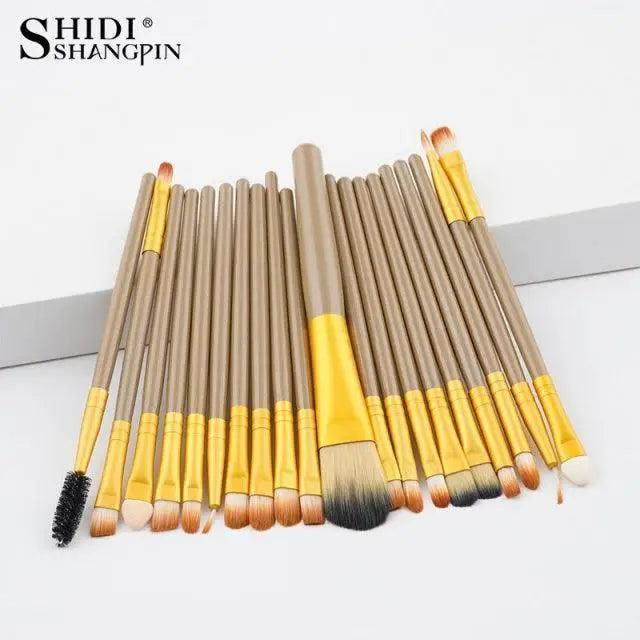 New Trendy Makeup Brushes Sets For Foundation Powder Blush Eyeshadow Concealer Lip Eye Make Up Brush Cosmetics Beauty