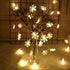 New Trendy Party Supplies 3M 20 Led Snowflake String Light Garlands Ornaments Christmas Tree Decorations for Home