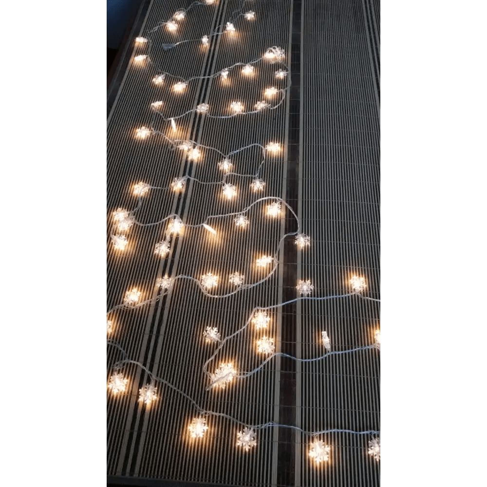 New Trendy Party Supplies 3M 20 Led Snowflake String Light Garlands Ornaments Christmas Tree Decorations for Home