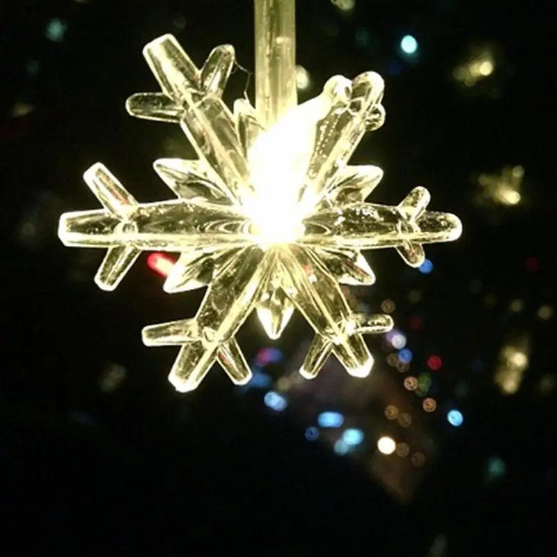 New Trendy Party Supplies 3M 20 Led Snowflake String Light Garlands Ornaments Christmas Tree Decorations for Home