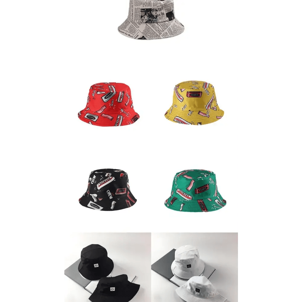 New Trendy Summer Bucket Hats For Women Men's Panama Hat Double-sided Panama Sun Fishing Hat Fisherman Cap for Boys/Girls - ALLURELATION - Best selling hats, Cap for Boys, Double-sided Panama, Elegance hats, Fisherman Cap, Gift hats, Hats For girls, hats for ladies, Hats For Women, hats in demand, hot sale hats, luxury hat, matching hats, Men's Panama Hat, party hats, stylish look hats, Summer Bucket Hats, Sun Fishing Hat, Top quality hats, travel hats, vintage style hats - Stevvex.com