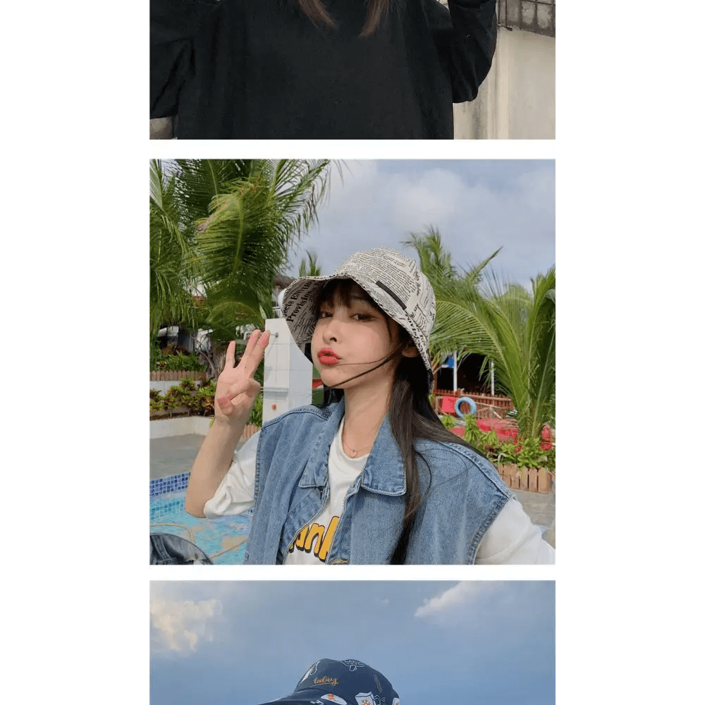 New Trendy Summer Bucket Hats For Women Men's Panama Hat Double-sided Panama Sun Fishing Hat Fisherman Cap for Boys/Girls - ALLURELATION - Best selling hats, Cap for Boys, Double-sided Panama, Elegance hats, Fisherman Cap, Gift hats, Hats For girls, hats for ladies, Hats For Women, hats in demand, hot sale hats, luxury hat, matching hats, Men's Panama Hat, party hats, stylish look hats, Summer Bucket Hats, Sun Fishing Hat, Top quality hats, travel hats, vintage style hats - Stevvex.com