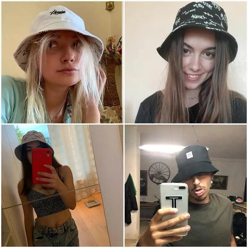 New Trendy Summer Bucket Hats For Women Men's Panama Hat Double-sided Panama Sun Fishing Hat Fisherman Cap for Boys/Girls - ALLURELATION - Best selling hats, Cap for Boys, Double-sided Panama, Elegance hats, Fisherman Cap, Gift hats, Hats For girls, hats for ladies, Hats For Women, hats in demand, hot sale hats, luxury hat, matching hats, Men's Panama Hat, party hats, stylish look hats, Summer Bucket Hats, Sun Fishing Hat, Top quality hats, travel hats, vintage style hats - Stevvex.com