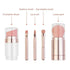 New Vintage Style 4 In 1 Makeup Brushes For Foundation Eyebrow Shadow Eyeliner Blush Powder Brush Cosmetic
