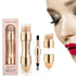 New Vintage Style 4 In 1 Makeup Brushes For Foundation Eyebrow Shadow Eyeliner Blush Powder Brush Cosmetic