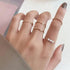 New Vintage Style Gold Midi Round Twist Rings Set For Women And Girls Ring Trendy Metal Knuckle Finger Rings Jewelry - ALLURELATION - 571, best selling rings, elegance rings set, elegant jewelry, fashionable jewelry, fashionable rings set, Gold Midi Round rings, Jewelry, Metal Knuckle Finger Rings, midi finger rings set, party rings, rings, rings for girls, rings for ladies, stylish midi fingers ring set, trendy jewelry, trendy rings, vintage jewelry, vintage style rings, weddings rings set - Stevvex.com